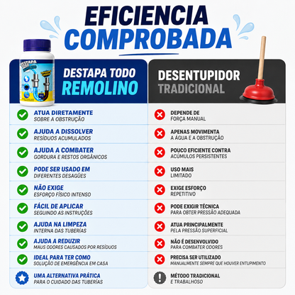 PAGA 1 LLEVA 2 - REMOLINO DESTAPA TODO
